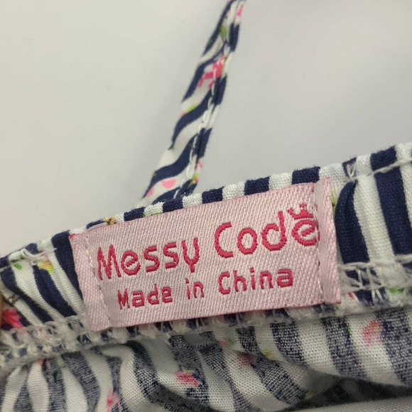 MESSY Code Baby Ruffle Romper Size S (3-6m) - Picture 6 of 6